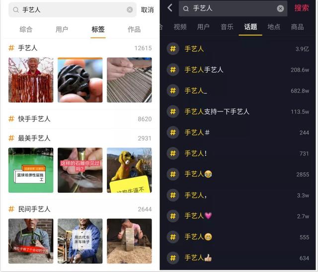 <a href='http://www.mcnjigou.com/?tags=3
' target='_blank'>抖音</a>、<a href='http://www.mcnjigou.com/?tags=4
' target='_blank'>快手</a>成“极致”手艺人孵化地,“匠心”能否战胜流量? 第4张 <a href='http://www.mcnjigou.com/?tags=3
' target='_blank'>抖音</a>、<a href='http://www.mcnjigou.com/?tags=4
' target='_blank'>快手</a>成“极致”手艺人孵化地,“匠心”能否战胜流量? 第4张