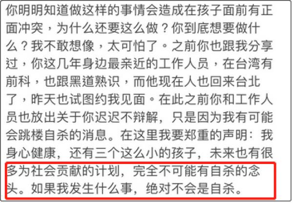 李靓蕾深夜再发文控诉王力宏带三名男性上门，王力宏经纪人：她想象力太丰富  李靓蕾 第4张